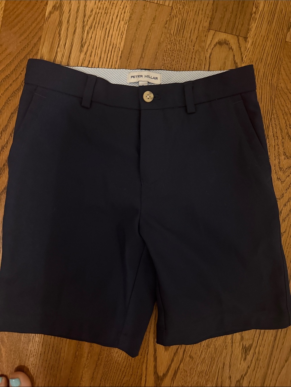 Peter Millar Women's Dark Navy Performance Bermuda Shorts